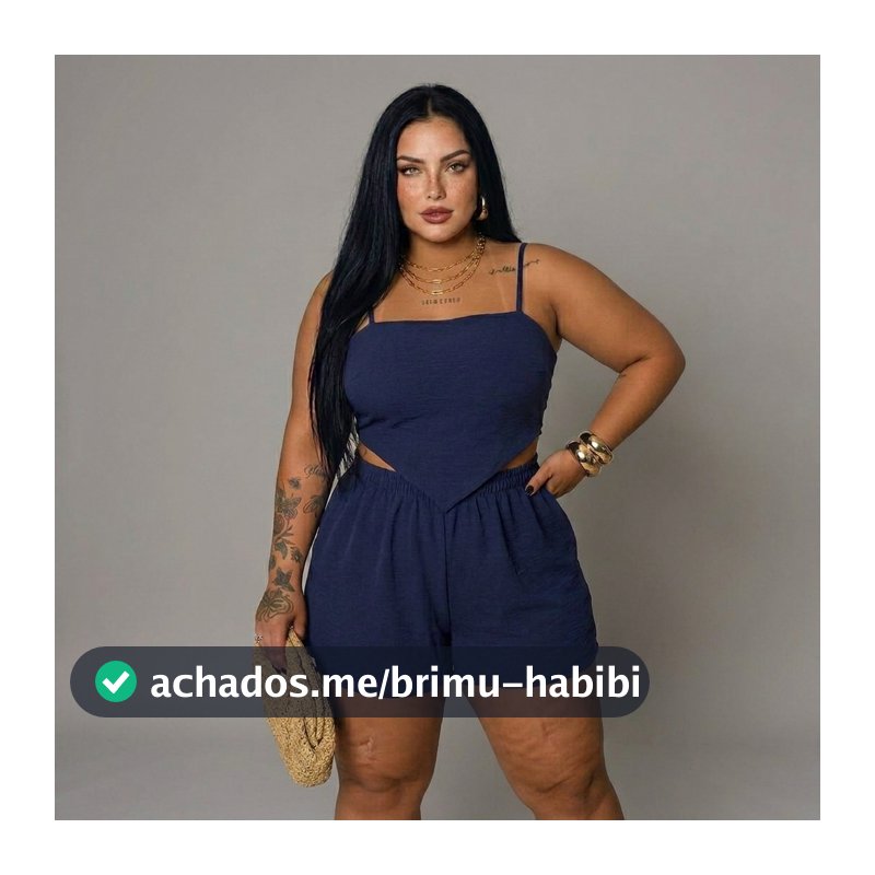 Conjunto Feminino Duna Blusa Batinha Amarração + Short Casual Elegante Verão