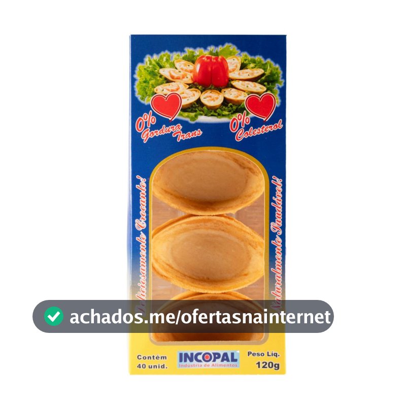 Kit 120 Barquetes Barquinhas P/ Rechear P/ Festas Incopal