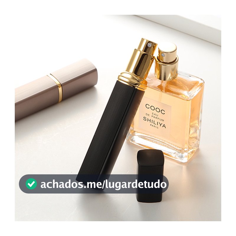 Porta Perfume Recarregável Reutilizável Decant para Bolsa, Bolso e Viagem