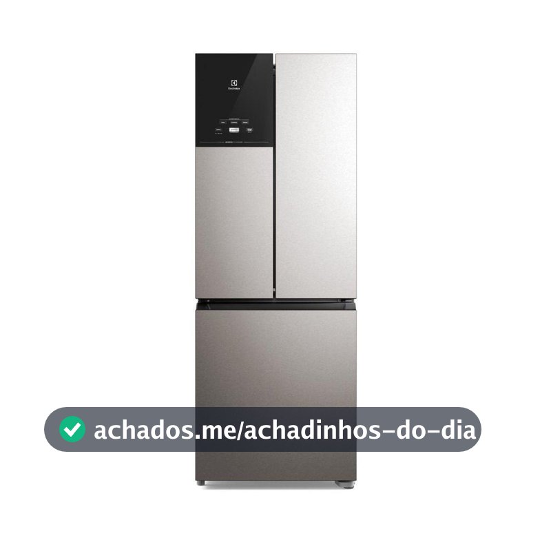 Geladeira/Refrigerador Electrolux Frost Free French Door Inox Look 484L Efficiente IM7S
