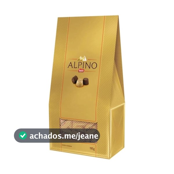 Bombom Ao Leite Alpino Caixa 13 G 15 U