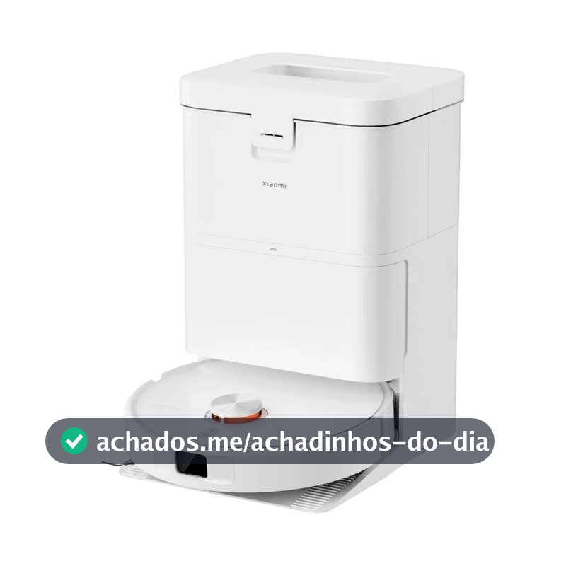 Robô Aspirador Xiaomi H50 10000Pa Mapeamento Inteligente Sucção Ultra Potente Bivolt