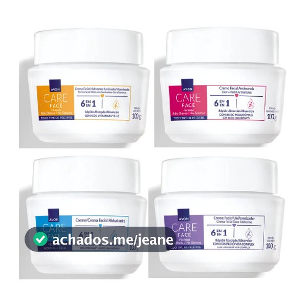 Avon Creme Facial Hidratante100g Avon Care
