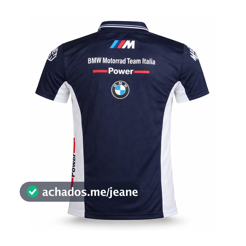 Camisa Polo BMW BM Masculina F1 BM escuderia Fit