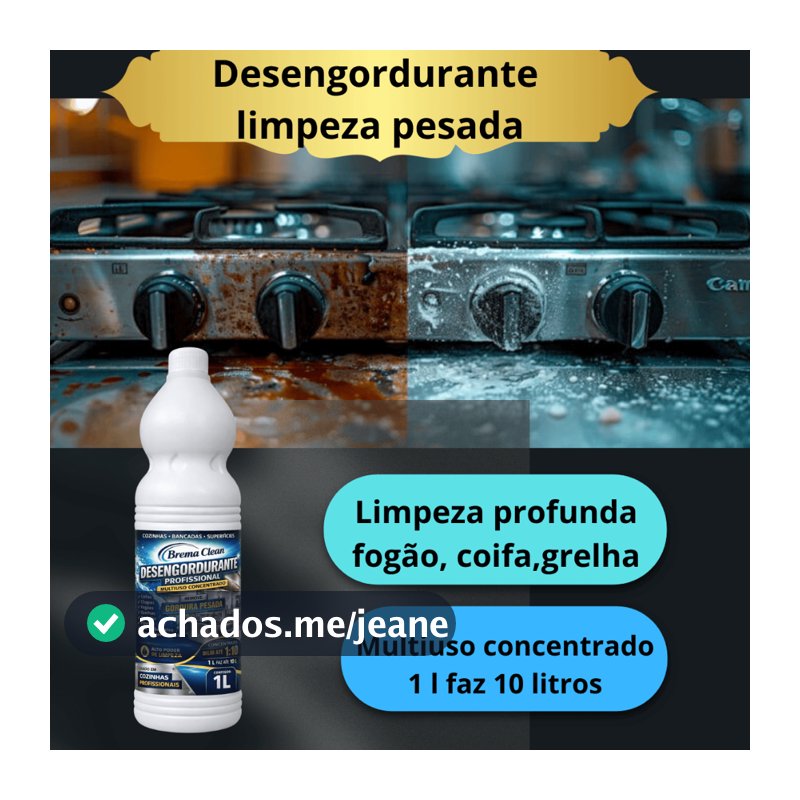 Desengordurante, desincrustante, Potente, limpador de chao, limpa piso, multiuso concentrado 1:10.