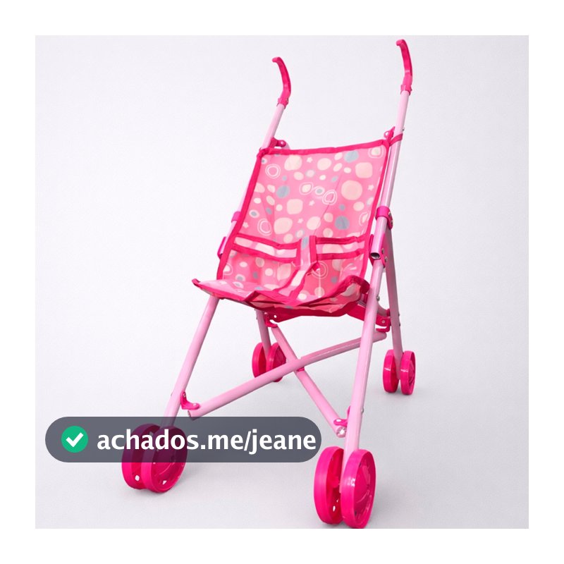 Carrinho de Passeio para Boneca Bebe Reborn Brinquedo Infantil