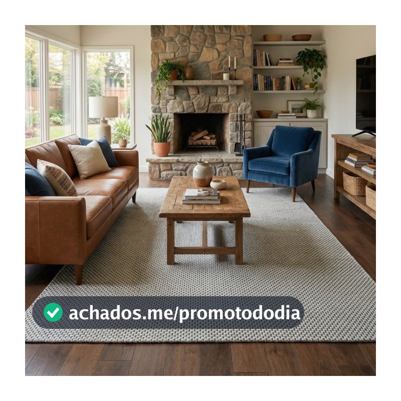 Tapete Sofisticado Para Sala E Quarto Clean 2,00x1,40 Lindo Com Antiderrapante
