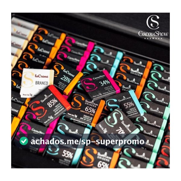 Kit Com 50 Tabletes Chocolate 5g Cada Cacau Show Sabores À Escolher Conforme Variações Sobremesa