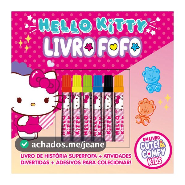 Hello Kitty - Livro Fofo - Cute e Comfy Kids