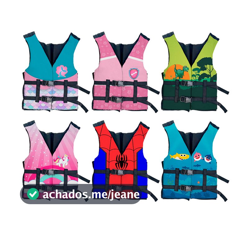 Colete Infantil Salva Vidas Pescador 20 à 40 Kg