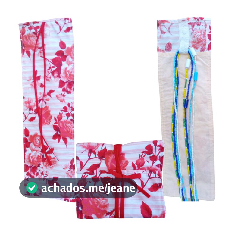 Estojo Saco Porta Guias Estampado e liso  Bolsa Porta Guia para Umbanda Candomble ref01
