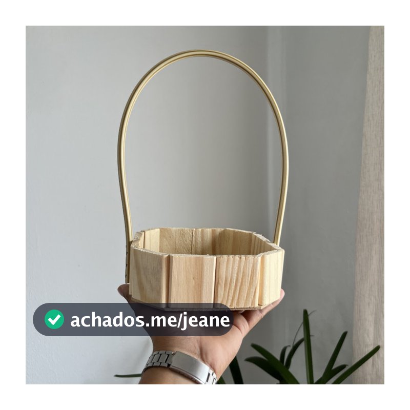 Kit 10 Cesta Quadrada Boleada 15 Centímetros
