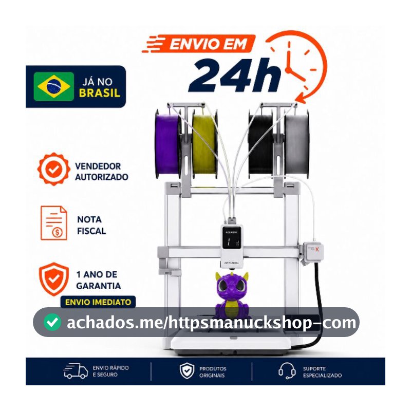 Impressora 3D Anycubic Kobra X Bivolt Multicor Alta Velocidade 4 Cores
