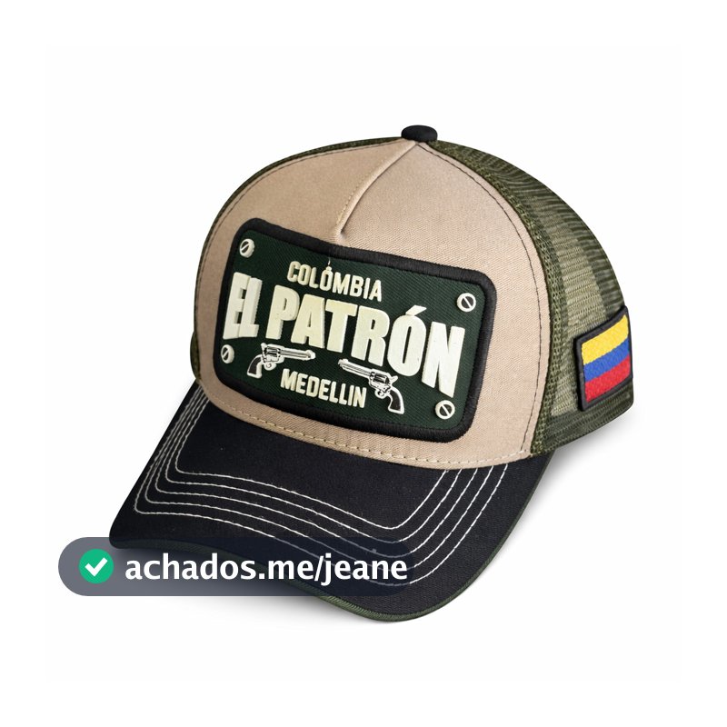 Boné El Patrón Trucker Premium Snapback Tela
