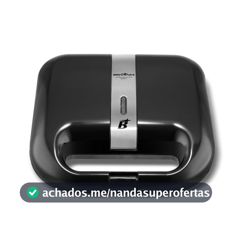 Sanduicheira e Grill Britânia 2 em 1 750W BGRE01