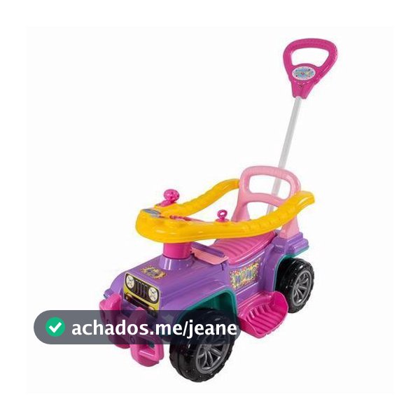 Carrinho Passeio Infantil Empurrador Bebê Roxo Maral