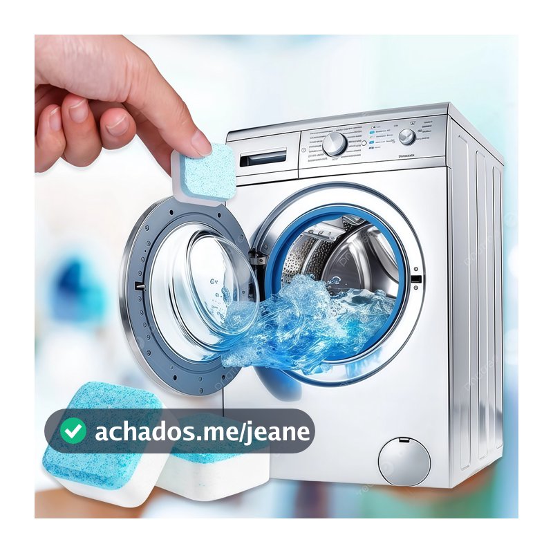 Limpador Pastilha de máquina de lavar roupa, comprimido efervescente sólido para remover manchas