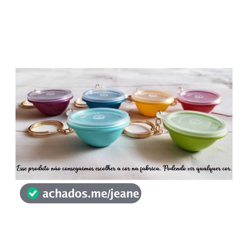 Tupperware Chaveiro Miniatura Maravilhosa 1 peça