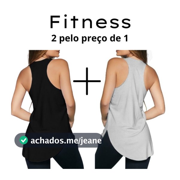 Kit 2 Camisetas Fitness Térmica Básica Tapa Bumbum Academia Corrida Crossfit