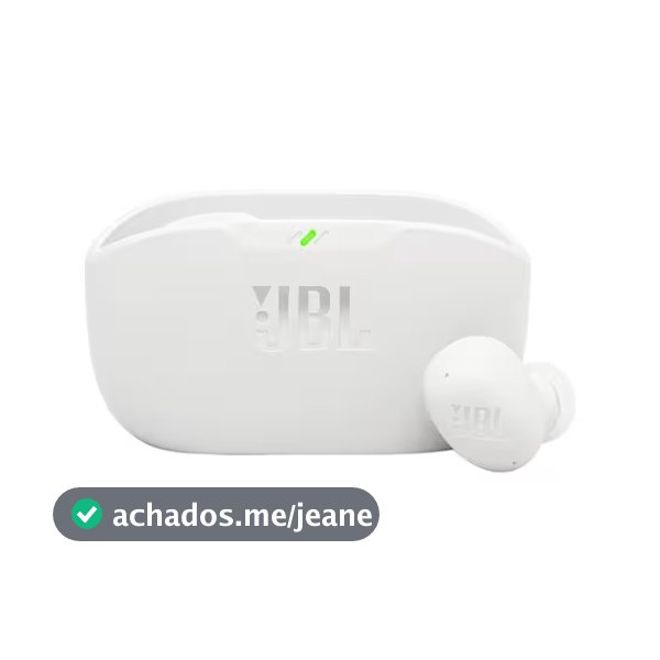 Fone de Ouvido Bluetooth JBL Wave Buds 2 Branco