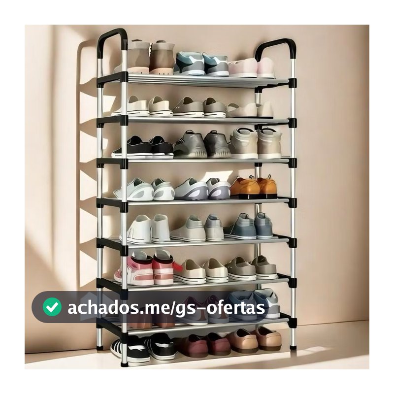 ￼Sapateira Multiuso Para Calçados 9-3 Andares Organizador Desmontável  organizador de sapatos tênis