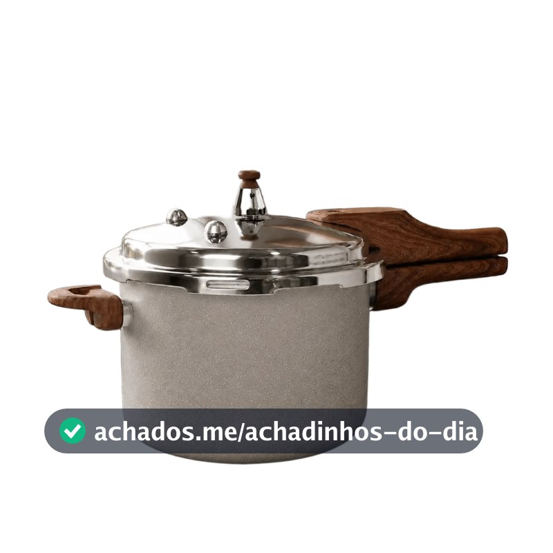 Panela Pressão de 4,2l Indução Cerâmica 4 Válvulas Segurança