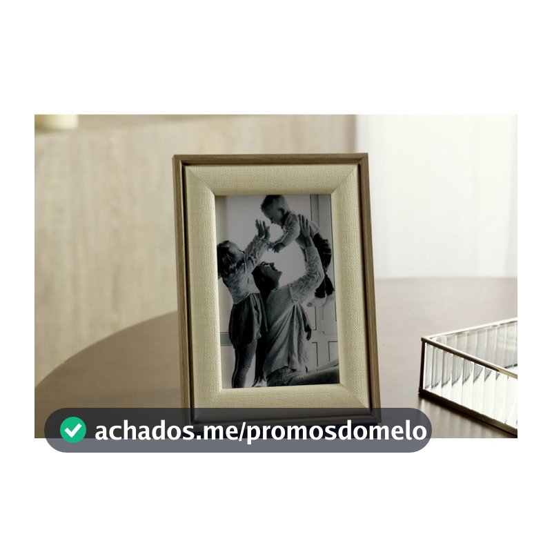 Porta-Retrato Lyor de Mdf Bege 10cm x 15cm