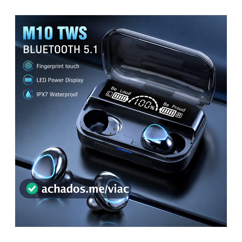 M10 Bluetooth Earphone Super Bass HiFi Stereo Wireless TWS Sport Headsets Noise Reduction
