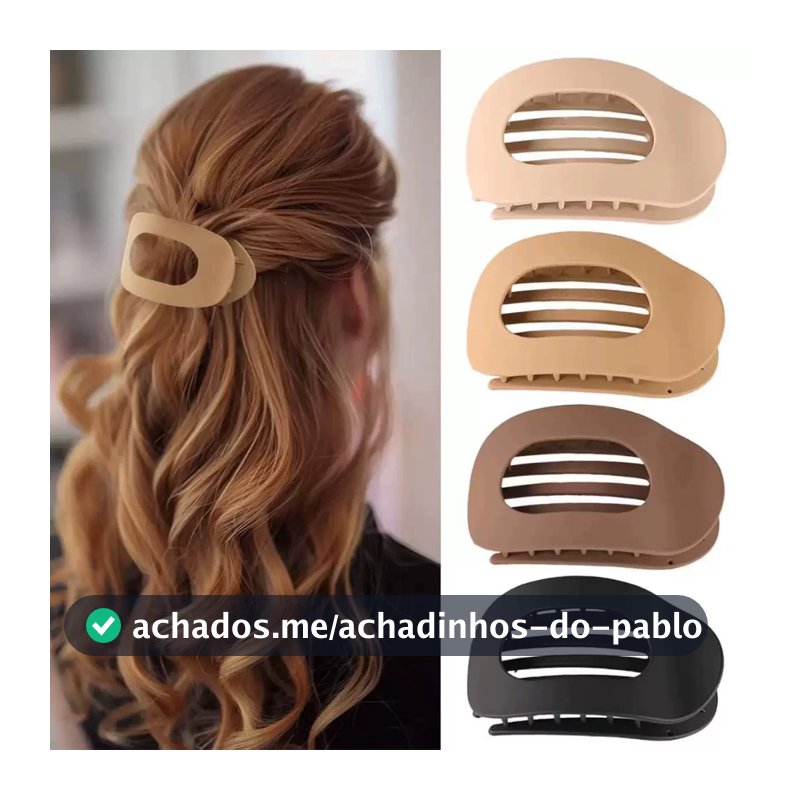 2026 novo estilo de cabelo enrolado, não cabeça, clipe de bico de pato, grampo de cabelo curvo, acessórios de cabelo fem
