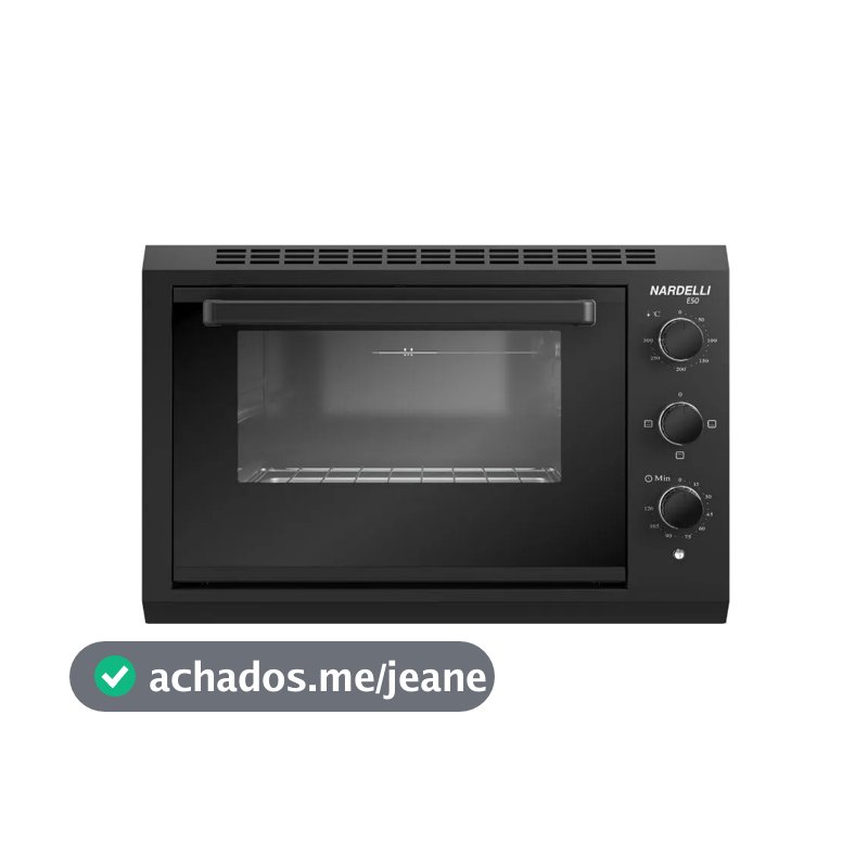 Forno Elétrico de Embutir Nardelli 50L Grill E50 Preto