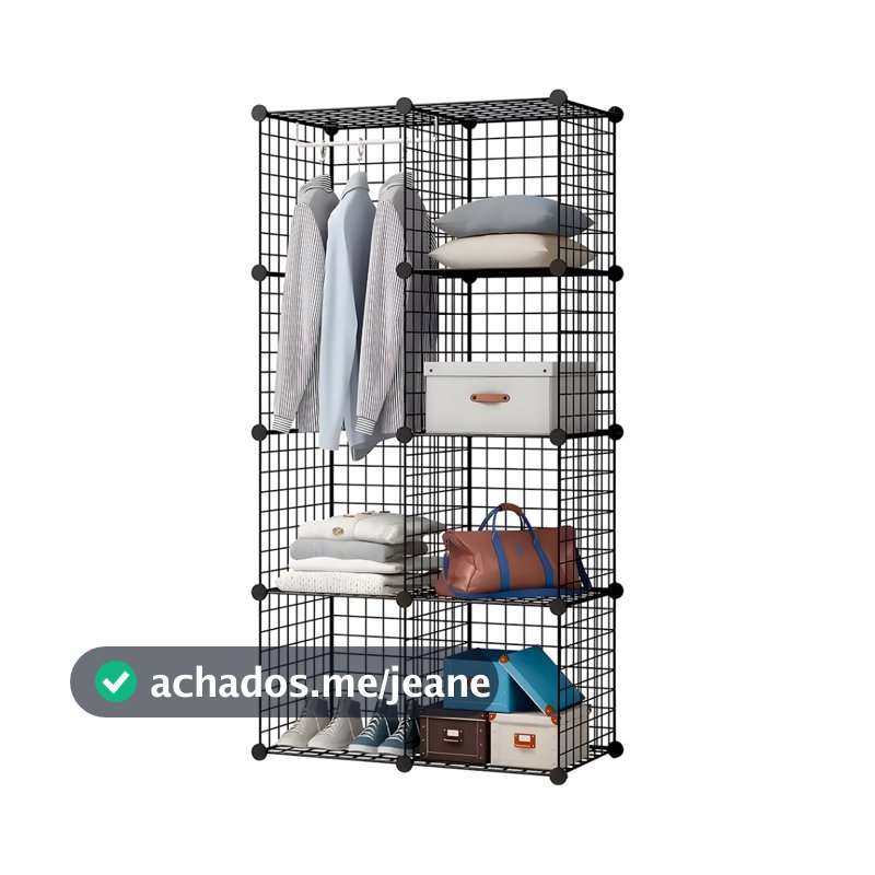 Estante Organizadora Metal Decoteam DDR-015 Grade Resistente