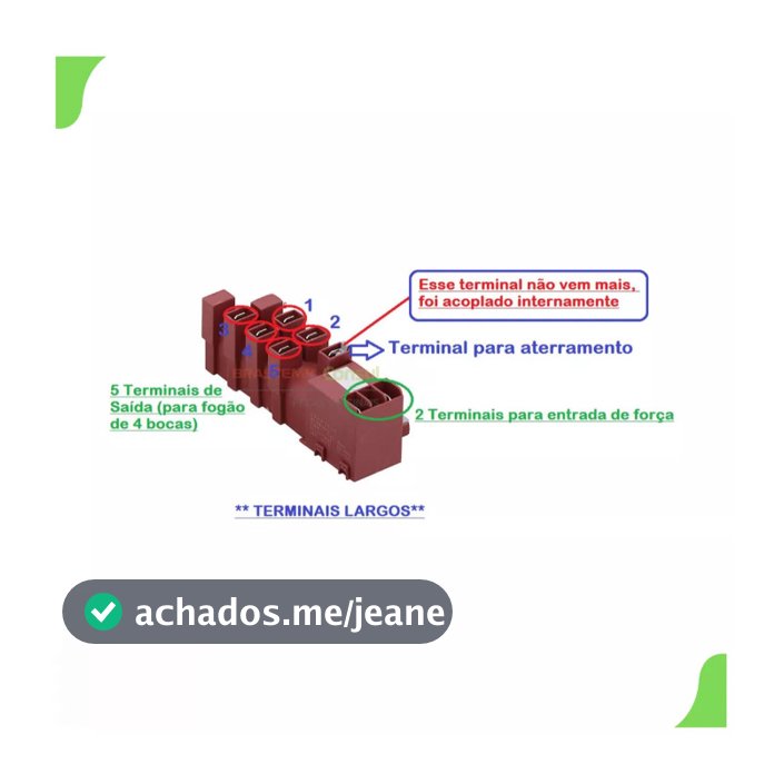 Usina De Ignição Original Para Fogão Brastemp E Consul com 5 Saídas
