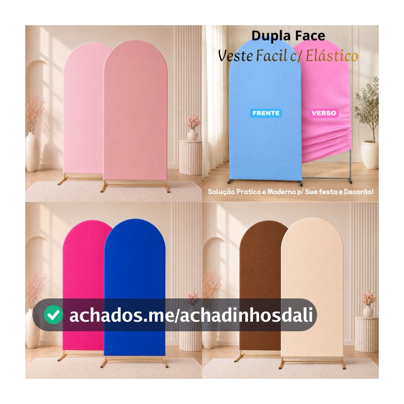 Capa p/ Painel Romano Dupla Face 2,00 metros altura x 1,00 metro de largura / Malha Gel Decorativa