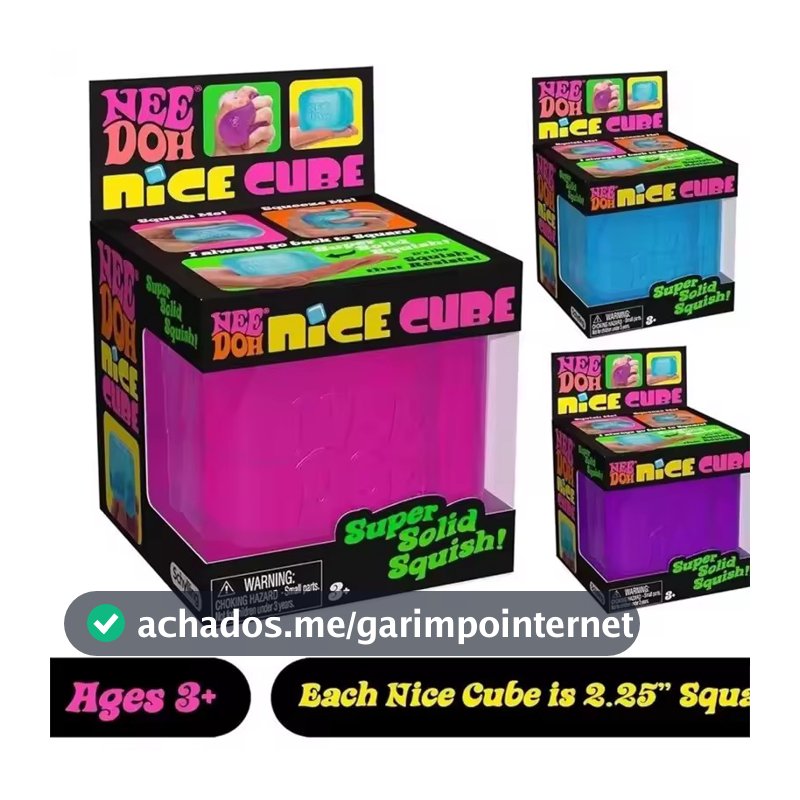 Cubo Sensorial Needoh Para Alívio De Ansiedade , Ferramenta De Mesa Antiestresse Foco De Criança Adulta , Brinquedo Fidg