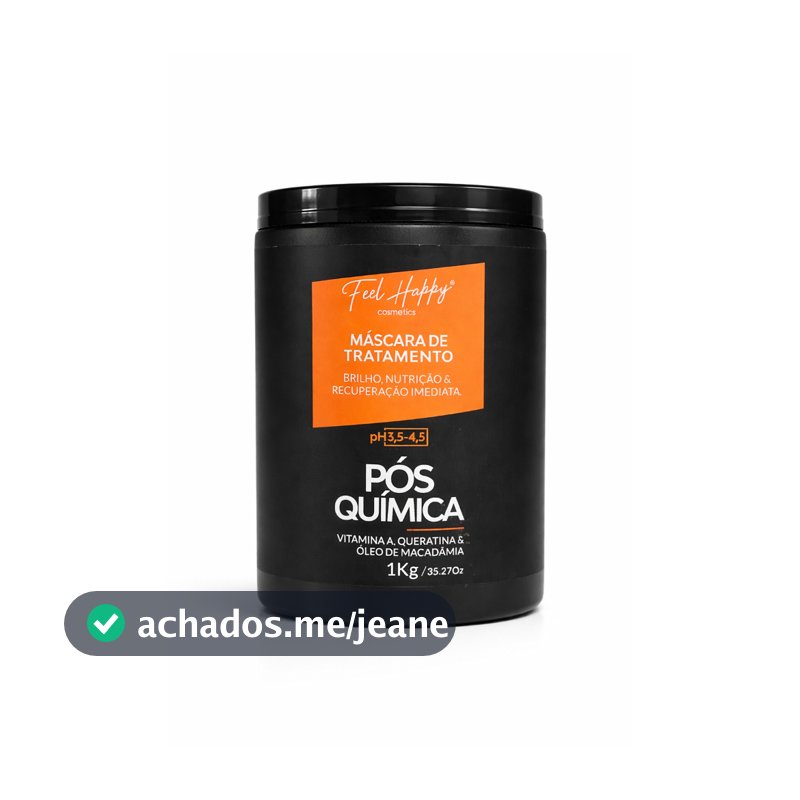 Máscara Capilar Pós Química 1kg Feel Happy