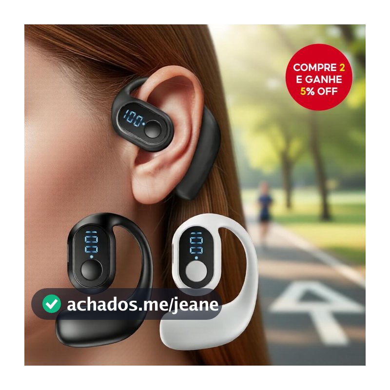 Compre 1 E Ganhe 1 Fones De Ouvido D6/D5 Grátis Sem Fio Bluetooth Fone Único À Prova D'água Com Microfone Bateria De Lon