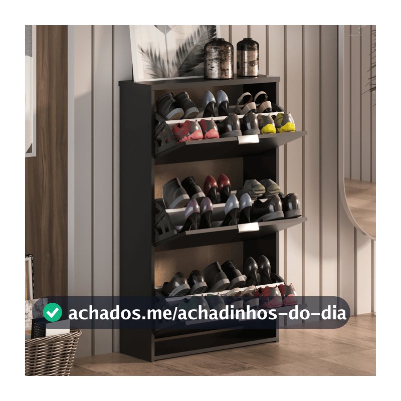 Armário Sapateira Safira 3 Portas