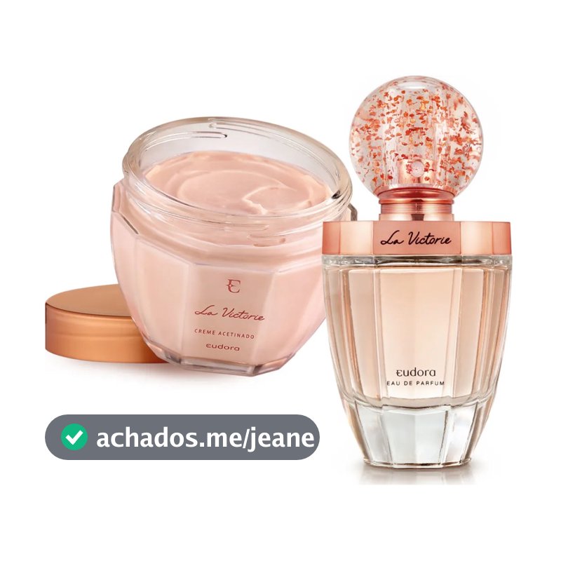 Kit La Victorie: Eau de Parfum E Creme Acetinado Corporal