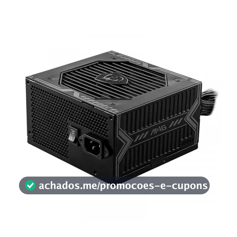 Fonte ATX MSI 650W MAG 2.4 PCIE 80 Plus Bronze 306-7ZPAX39-HH9