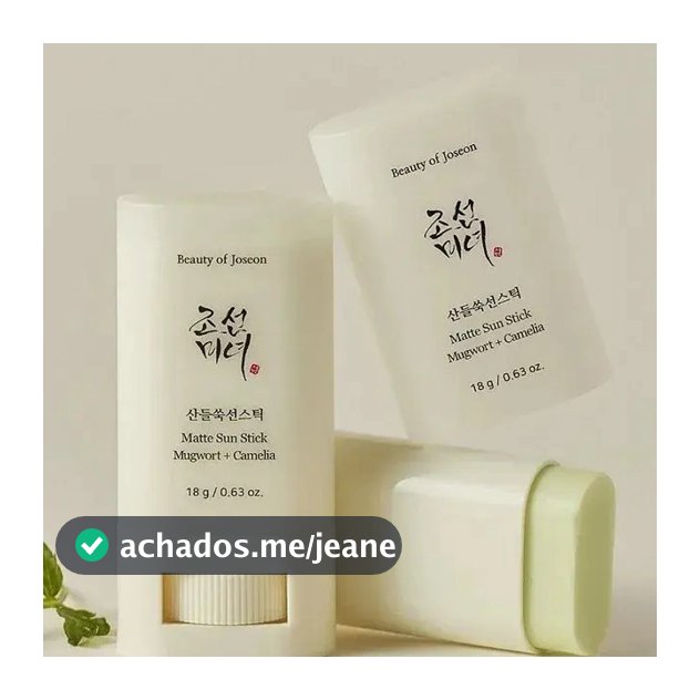 Beauty of Joseon Matte Sun Stick Protetor Solar Bastão Toque Seco Original