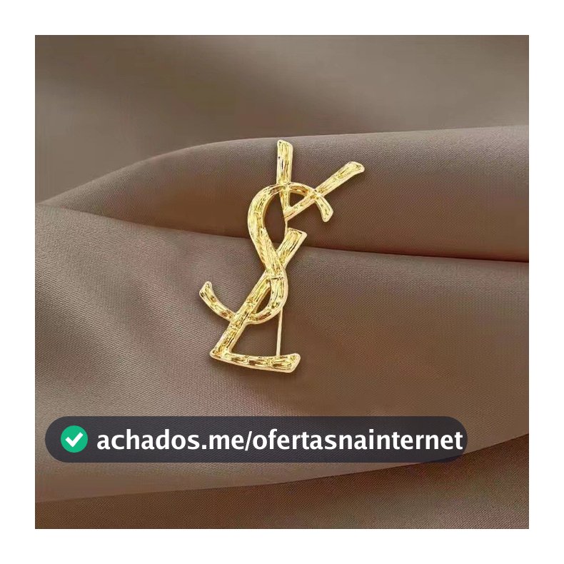 Broche de letras VSL Acessórios de roupas Premium - para ocasiões de férias de casamento | Presente feminino