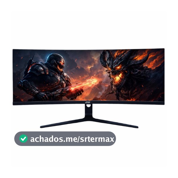 Monitor Gamer Curvo 30" Ultrawide 200Hz 1ms 2560x1080 HDMI DisplayPort VA RGB VESA 100x100 Bivolt