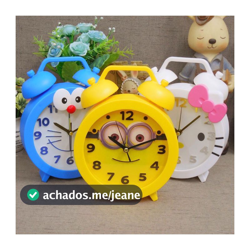 RELOGIO DESPERTADOR INFANTIL