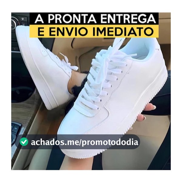 Tênis Casual Confortável para o Dia a Dia Envio Imediato Promoção