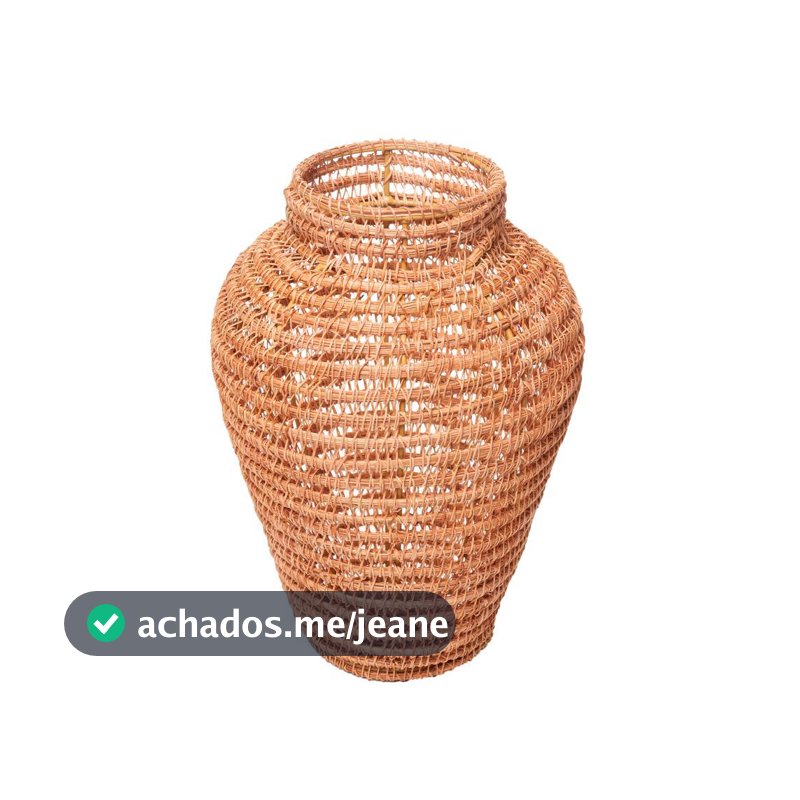 Vaso Decorativo Fibralife 10cm Fibra Natural