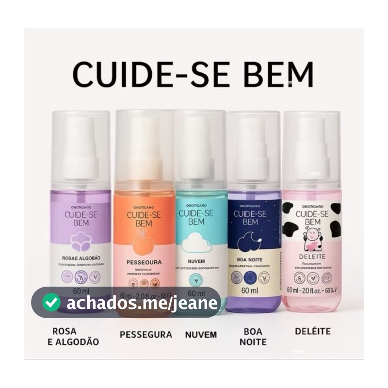 Body Splash Desodorante Colônia Cuide-se Bem 60ml