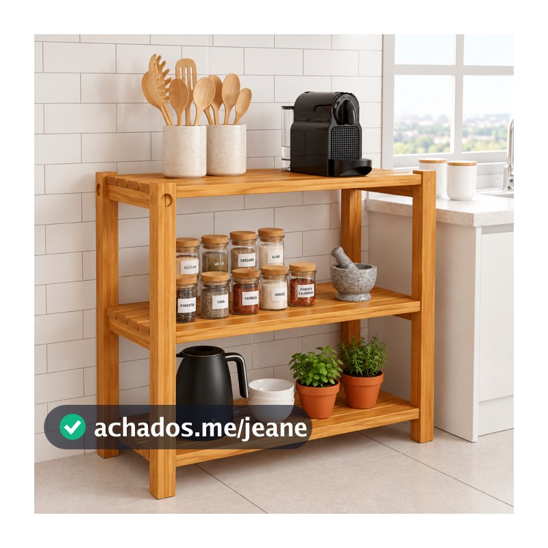 Estante com 3 prateleiras  | Multiuso | Organização