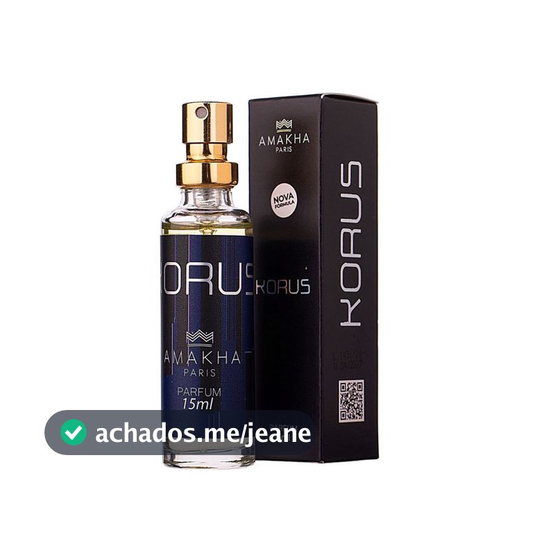 Deo Colônia Masculino Korus 15ml - Amakha Paris