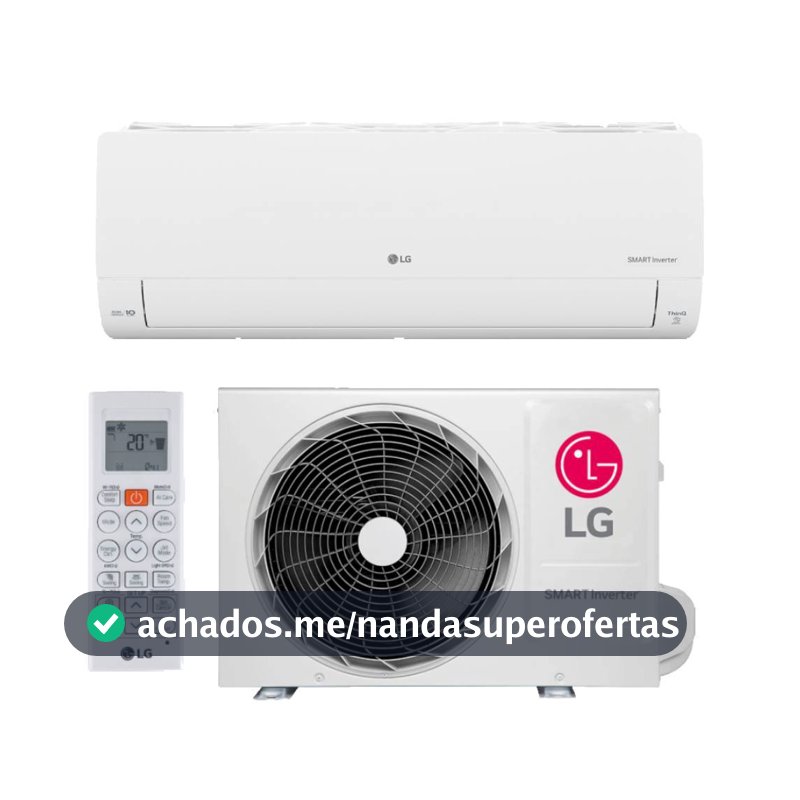 Ar Condicionado LG AI Smart Inverter Voice 12000 BTUs Frio
