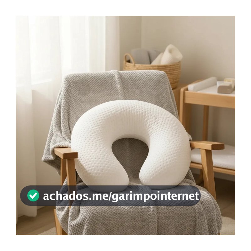 Almofada Apoio Amamentação Encaixe Perfeito Bebe Formato U Mamadeira Best Pillow